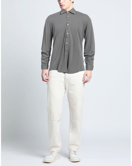 Fedeli Gray Shirt for men