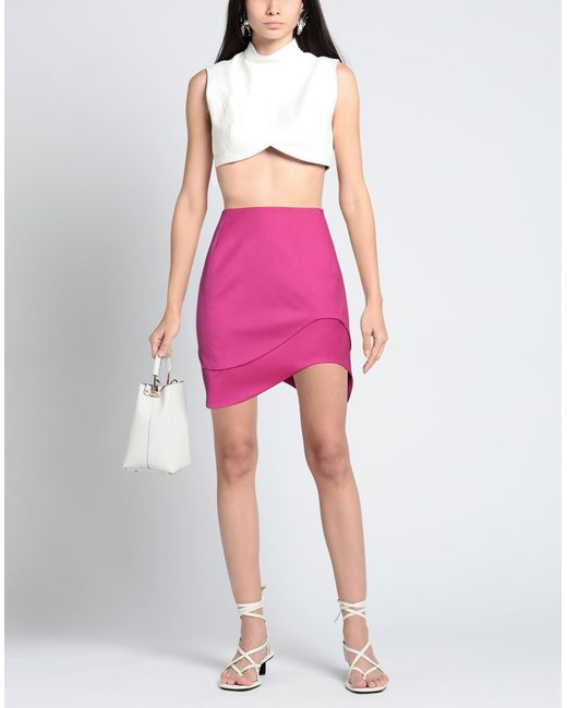Mugler Pink Mini Skirt