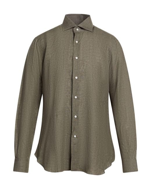 Barba Napoli Green Shirt for men