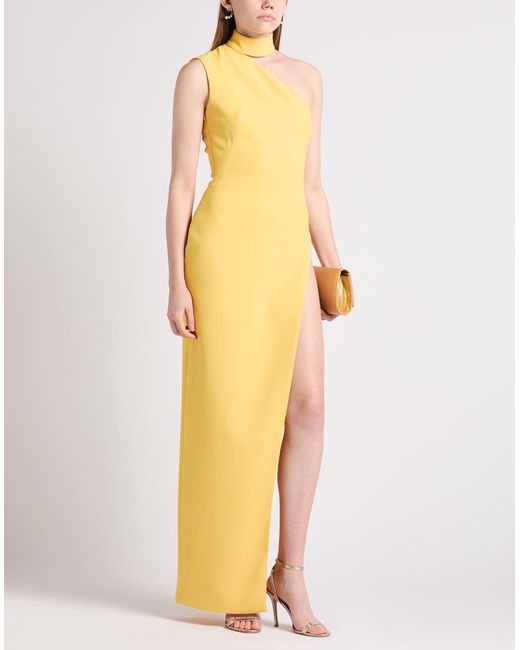Monot Metallic Maxi-Kleid