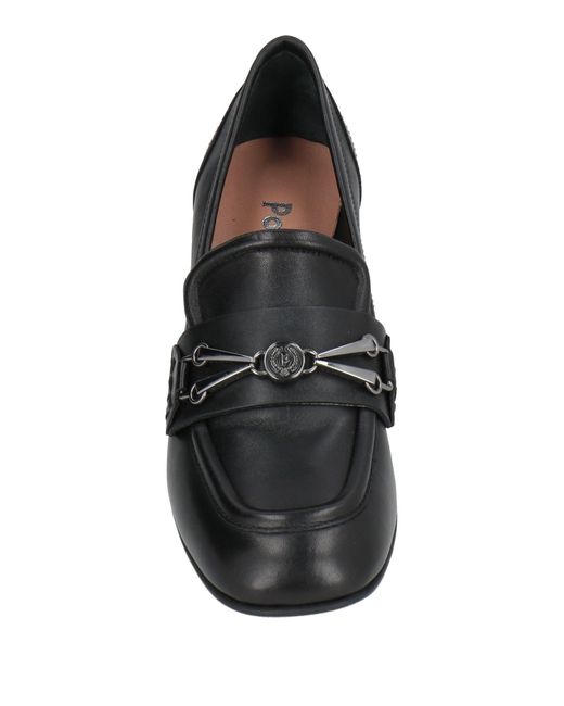Pollini Black Loafers