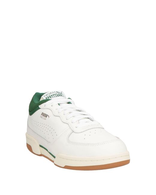 PUMA White X Noah Ivory Sneakers Leather, Textile Fibers