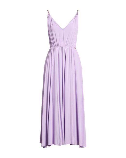 Relish Purple Midi Dress Viscose