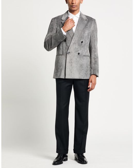 Lardini Gray Blazer Viscose, Cotton, Elastane for men