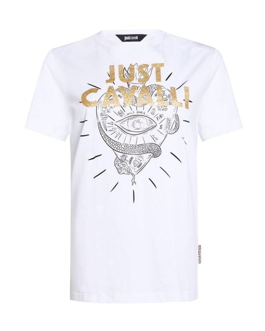 Just Cavalli White T-Shirt