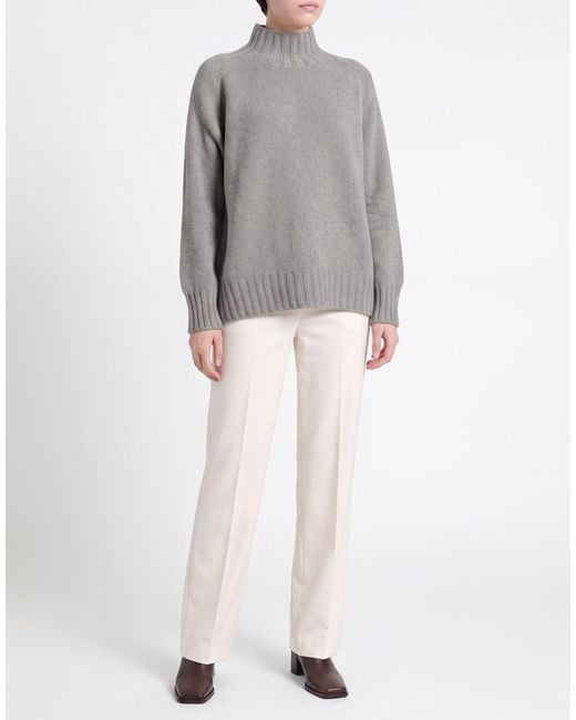 Aragona Gray Turtleneck Cashmere