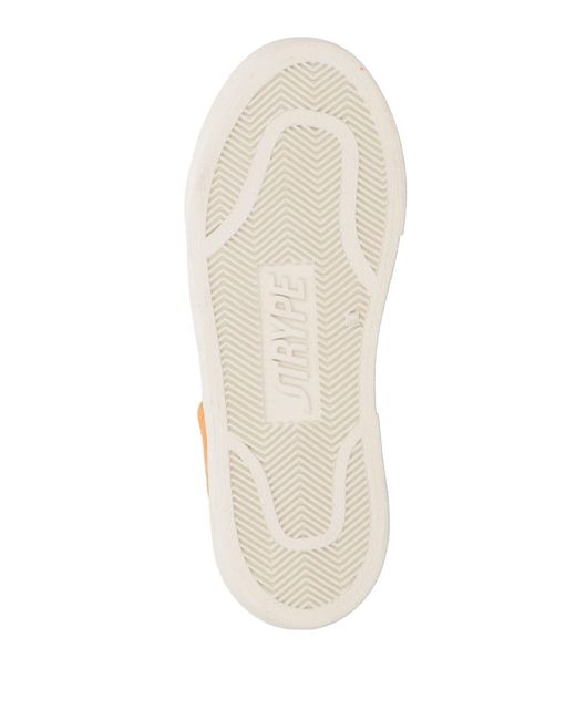 Strype Orange Sneakers