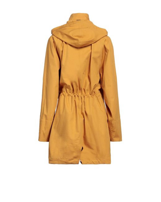 Jil Sander Orange Overcoat & Trench Coat