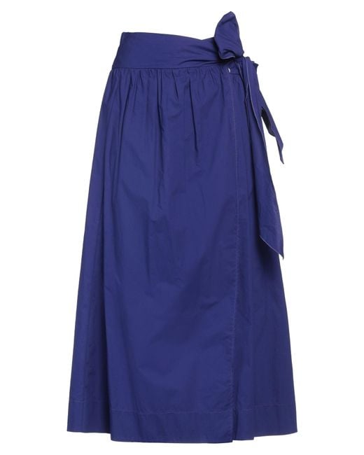 Forte_forte Blue Midi Skirt