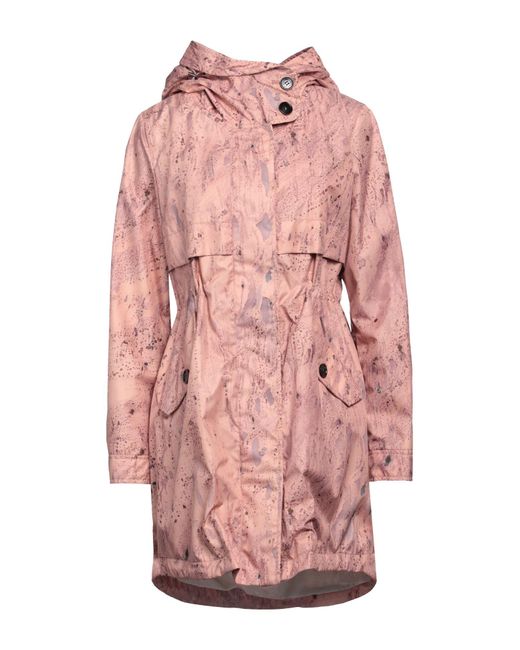 Woolrich Pink Overcoat & Trench Coat