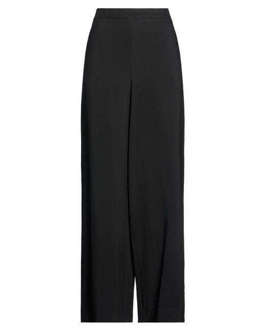 Manila Grace Black Pants Viscose, Elastane