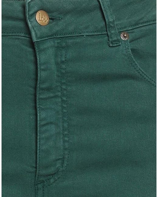 Lois Green Jeans Cotton, Elastane