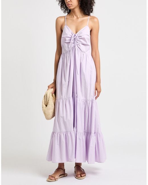 Isabelle Blanche Purple Maxi Dress