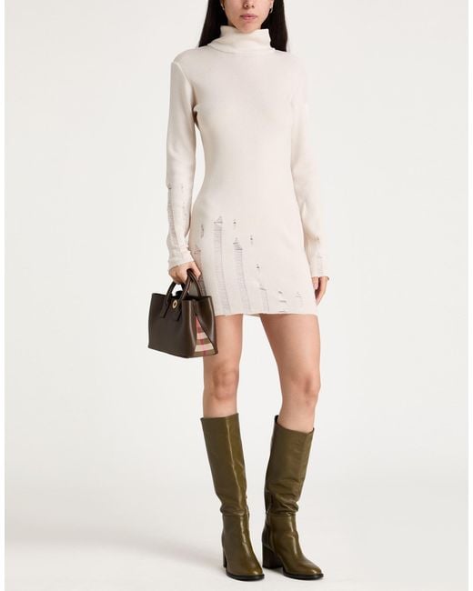 Laneus White Mini Dresses