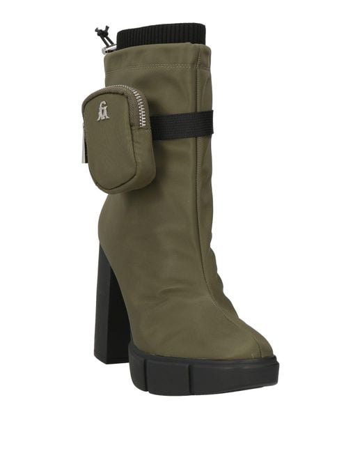 Steve Madden Green Ankle Boots
