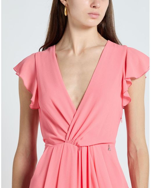 Patrizia Pepe Pink Maxi Dress Polyester