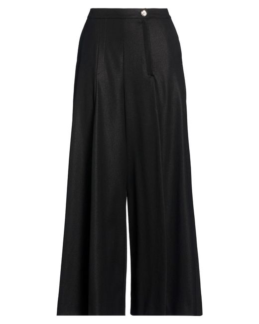 Pennyblack Black Pants Polyester, Viscose, Elastane