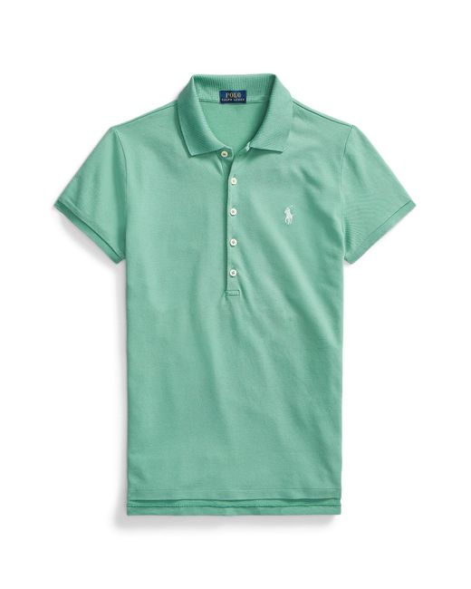 Polo Ralph Lauren Cotton Polo Shirt in Sage Green (Green) | Lyst