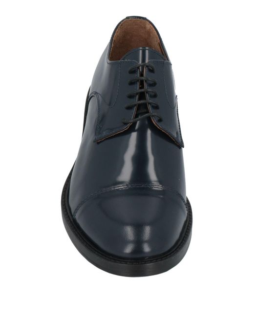 Marechiaro 1962 Blue Lace-Up Shoes Soft Leather for men