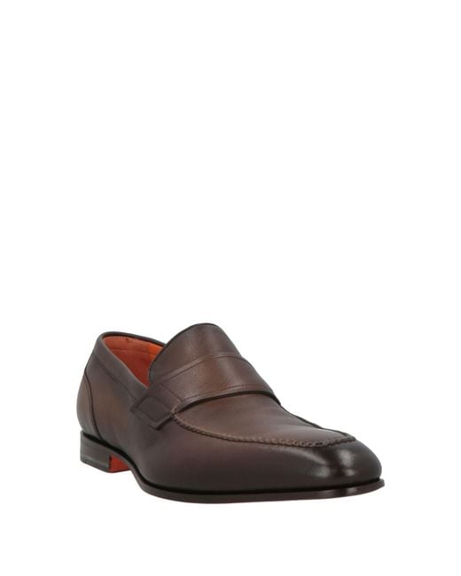 Santoni Brown Loafer for men