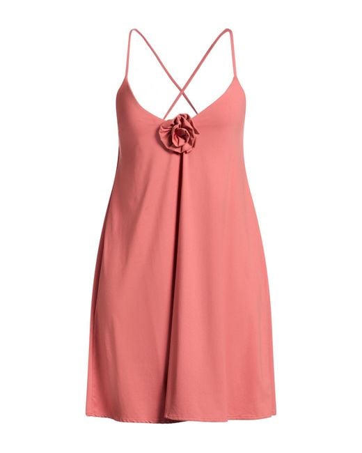 Fisico Pink Mini Dress Polyamide, Elastane