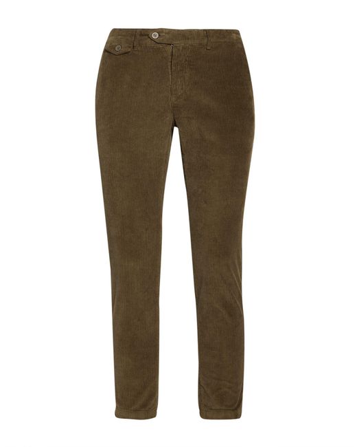 0/zero Construction Green Military Pants Cotton, Elastane for men