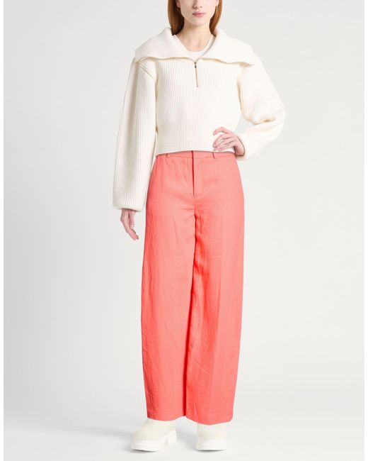 Drykorn Pink Coral Pants Linen, Viscose