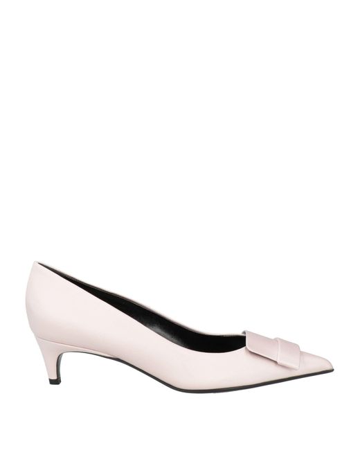 Sergio Rossi Natural Light Pumps Textile Fibers