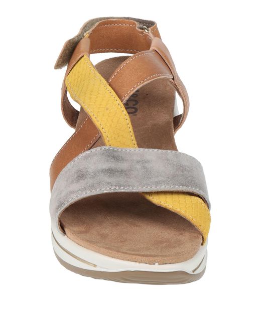 Igi&co Metallic Sandals Goat Skin
