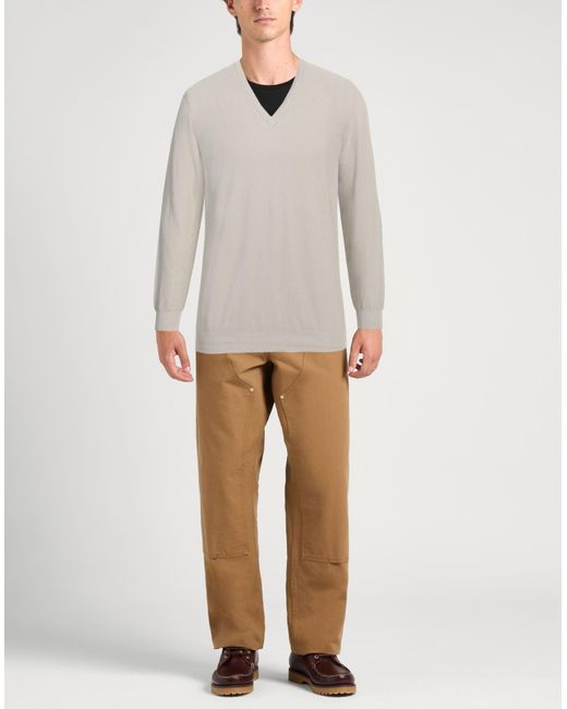 Rossopuro White Jumper for men