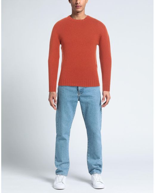 Lanificio Pubblico Red Jumper for men