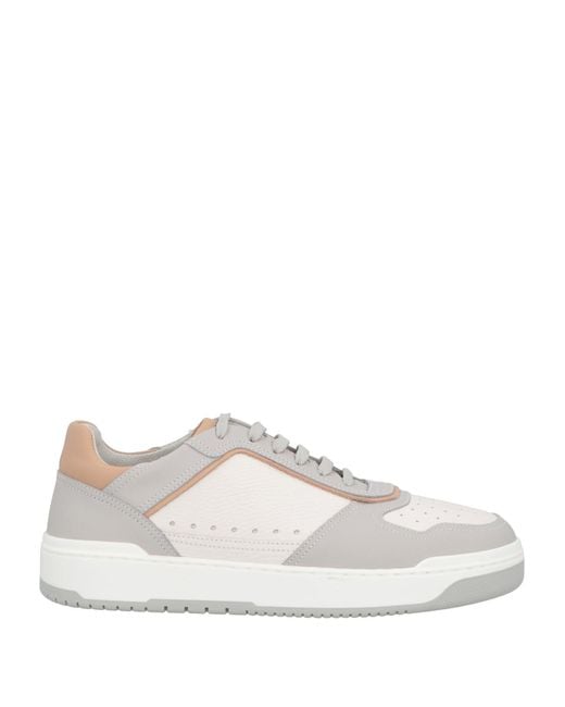 Brunello Cucinelli White Sneakers Leather for men