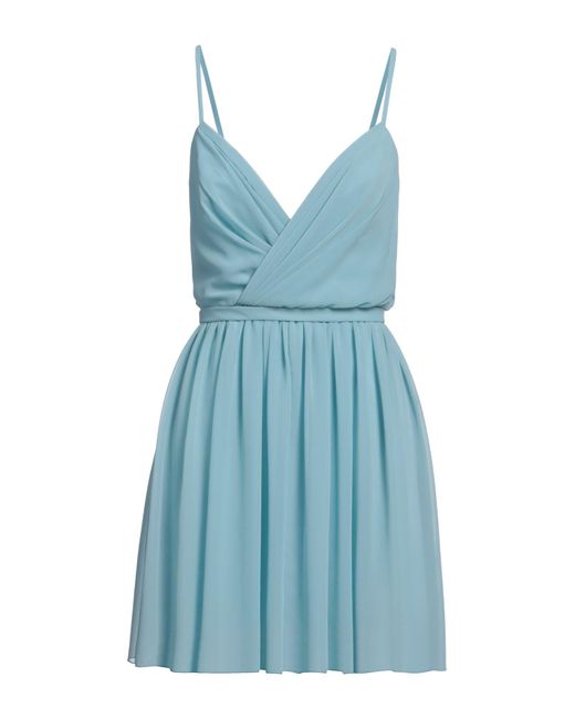 Vera Wang Blue Mini-Kleid