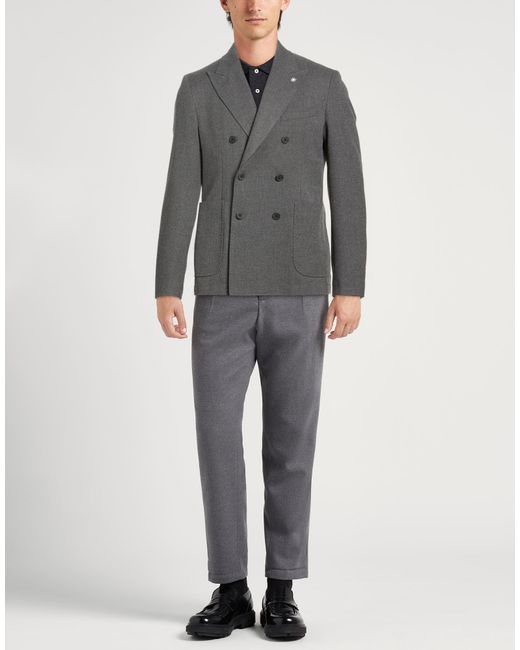 Manuel Ritz Gray Blazer for men