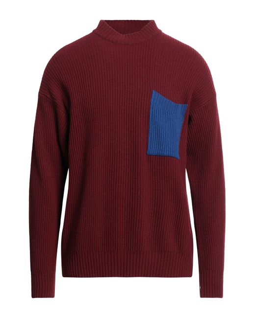 Cuello alto Amish Supplies de hombre de color Red