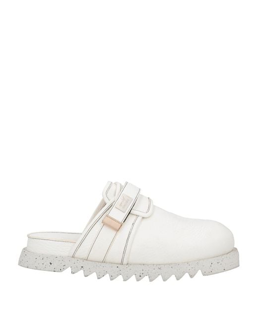 MARSELL X SUICOKE White Mules & Clogs for men