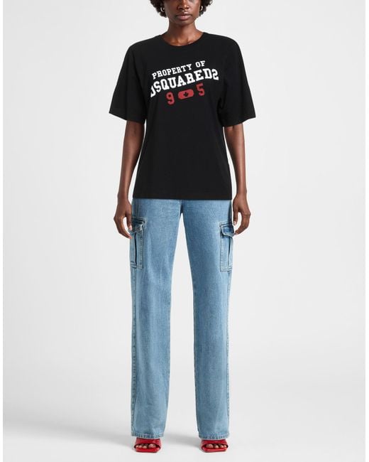 DSquared² Black T-Shirts