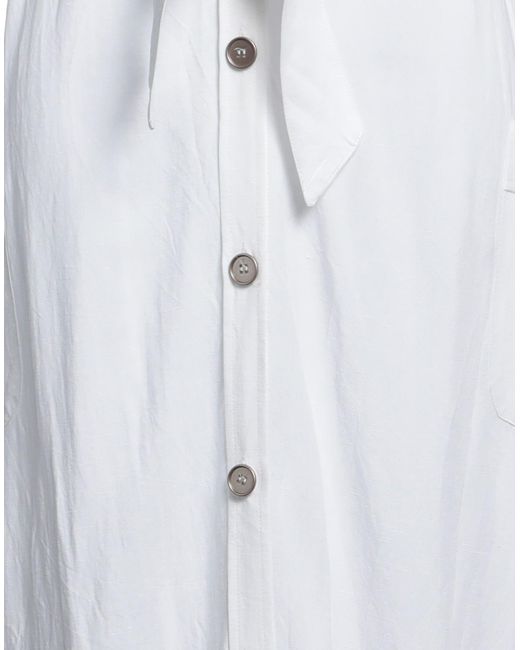 T-jacket By Tonello White Midi Dress