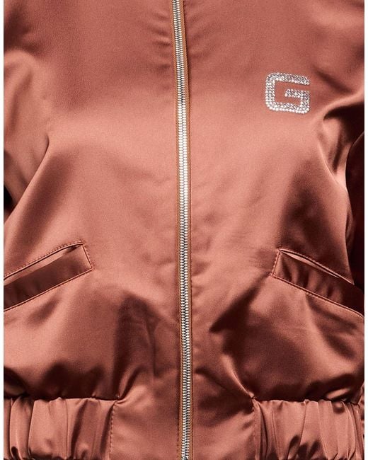 Gaelle Paris Red Jacket Polyester, Elastane