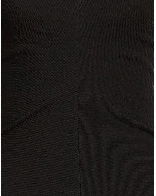 Uma Wang Black Top Linen, Viscose, Elastane