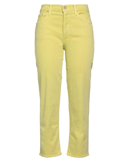 Mother Yellow Jeans
