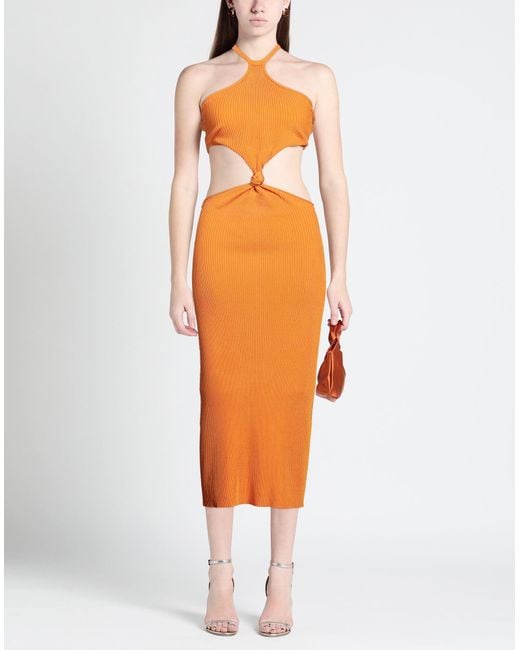 Cult Gaia Orange Maxi Dress