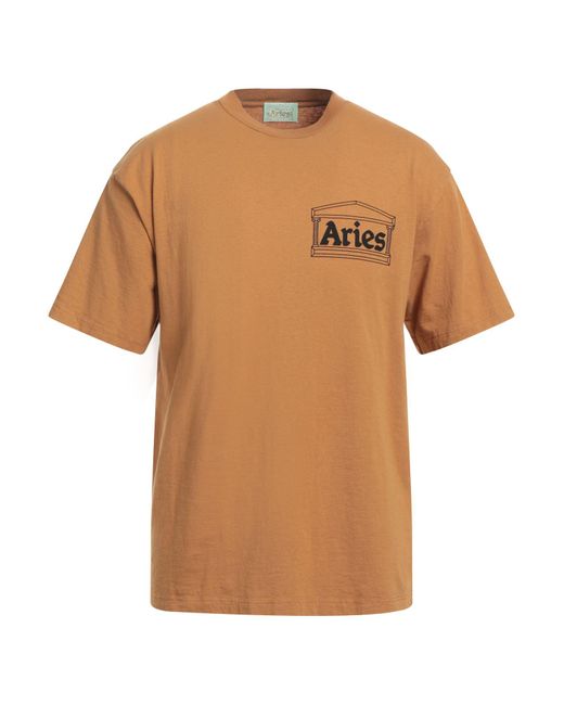 Aries Brown T-shirt for men