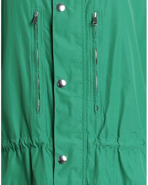 Plan C Green Overcoat & Trench Coat