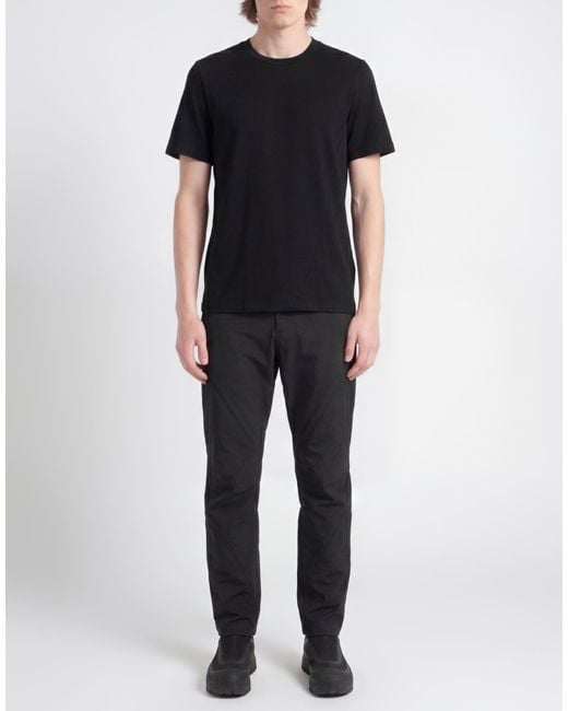 Post Archive Faction PAF Black T-Shirt Cotton, Polyurethane for men