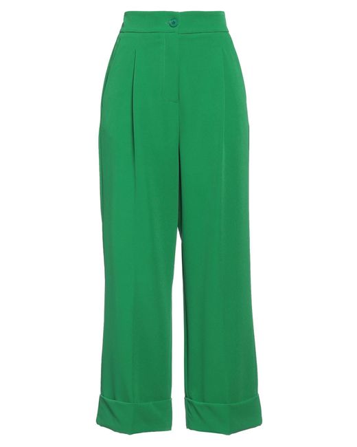 ViCOLO Green Emerald Pants Polyester, Elastane