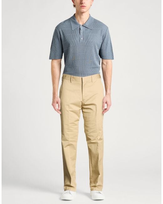 Lardini Natural Pants Cotton, Elastane for men