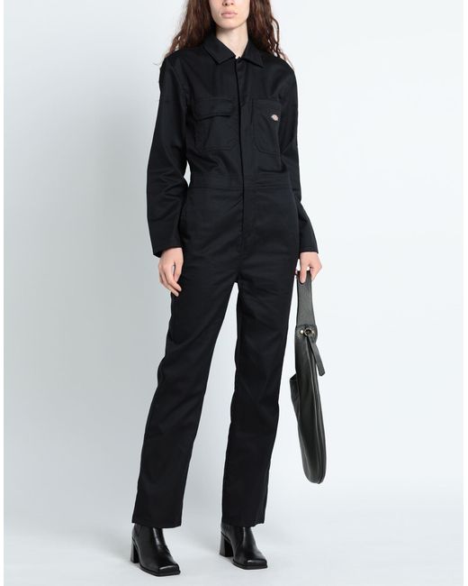 Dickies Black Jumpsuit Cotton, Polyester