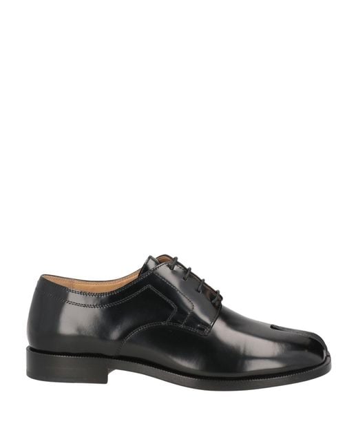 Maison Margiela Black Lace-up Shoes