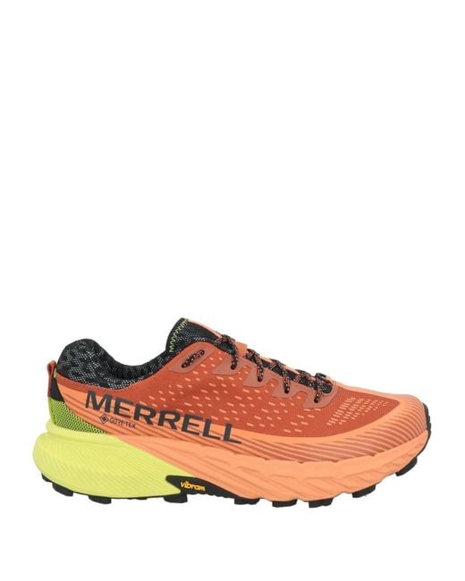 Merrell Orange Sneakers Textile Fibers for men